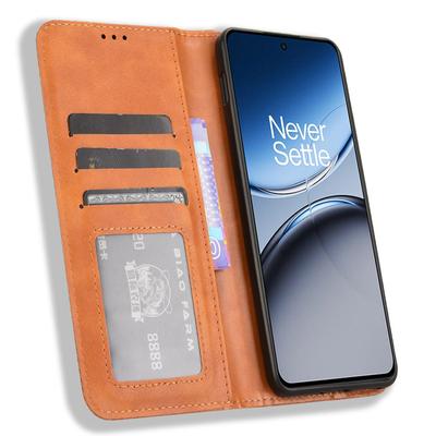 Pentru OnePlus Nord 4 Husă Piele Portofel Suport Textură Retro Husă Telefon