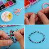 Jewelry Making Kits Czech Crystal Bicone Beads Kit For Making Jewelry Material Loose Spacer Beads Box DIY Bracelet Earrings