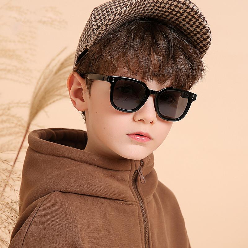 New Children Sunglasses Fashion Colorful Kid Sun Glasses Boy Girl Unisex Vintage Square Goggle UV400 Gafas De Sol