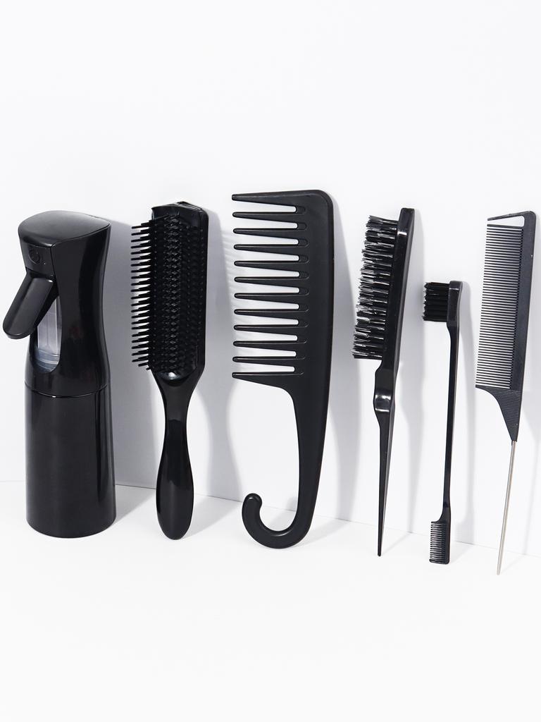 6-piece Set of Hair Salon Styling Tools,a Complete Salon Quality Set Suitable for All Hairstyles,essential for Travel