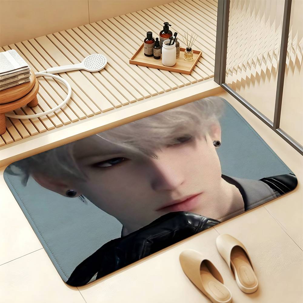 Xavier Shen Xinghui Love and Deepspace Short Plush Rug Carpet Machine Washable Soft Comfortable Anti‑Slip Floor Mat Home Decor
