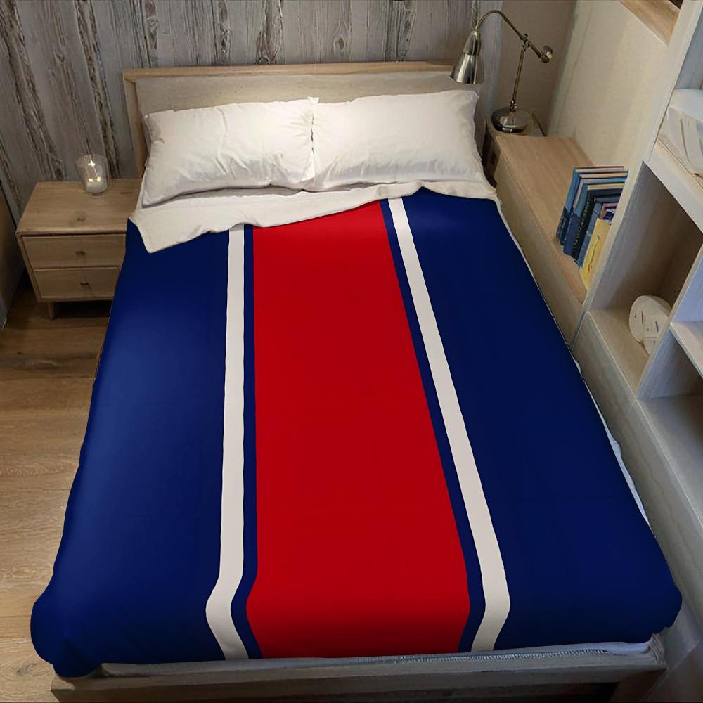 Nautische Streifen Flanelldecke Warm Weich Halloween Weihnachten Sofa Warm Gemütlich Dekorative Deko Geschenk für Alle Jahreszeiten