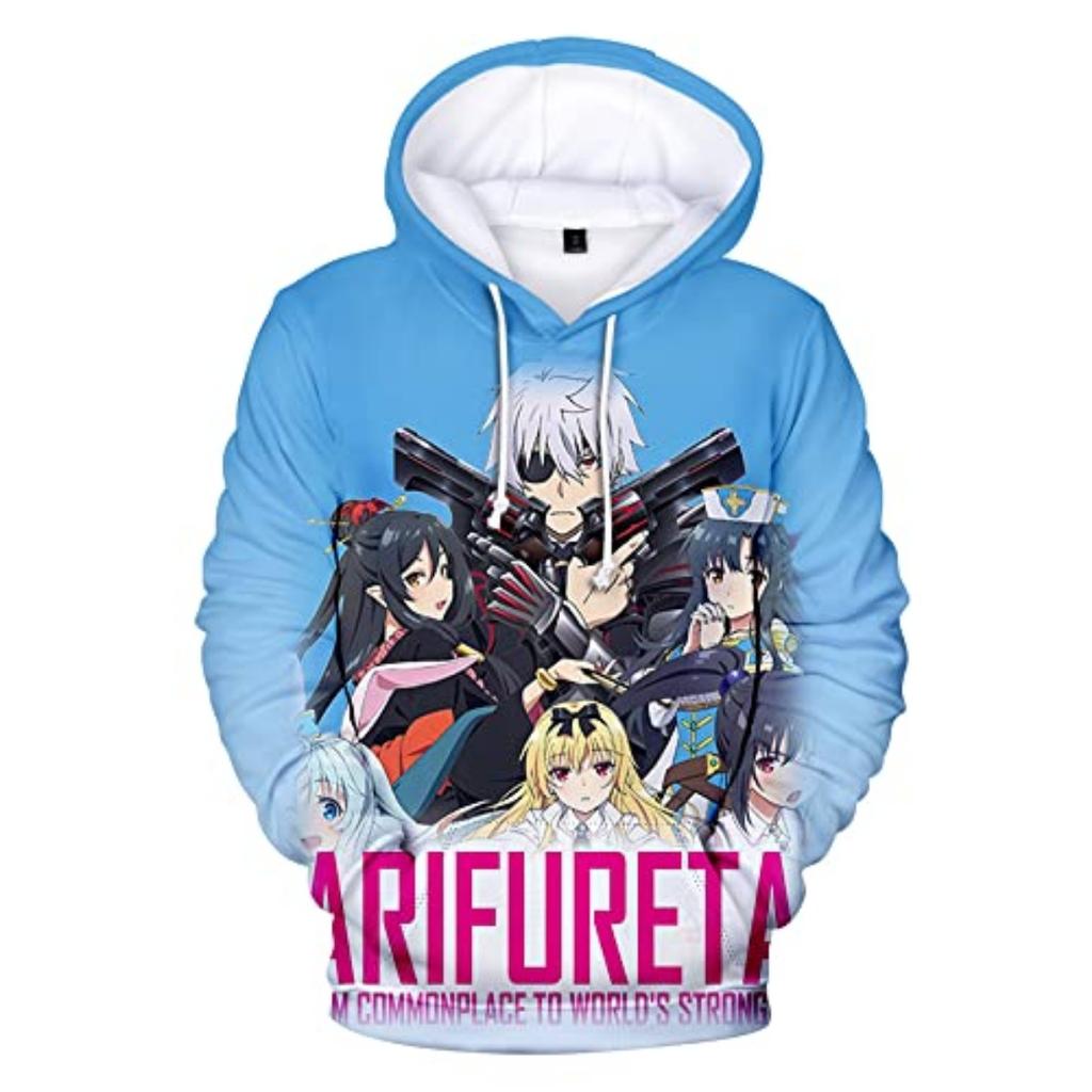 2022 Arifureta fra hverdagslig til verdens sterkeste hettegenser Animeklær Mote Genser Klær