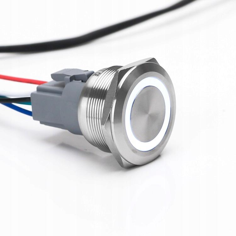 Monostable Vandal-proof Pushbutton 250V 5A 30X35