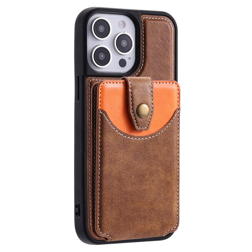 Magnetic Card Case for iPhone 6-16 - Wallet/Stand/Wireless Charging (6 Colors)