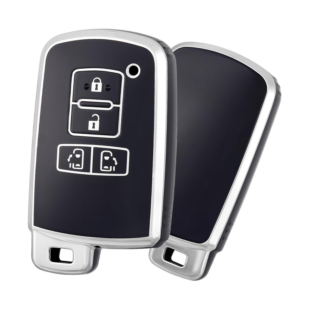 TPU Car Key Cases for Toyota Alpard Vellfire HV Noah Voxy Esquire Sienta 4 Buttons Smart Remote Fobs Protector Cover