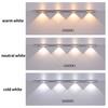 20-50cm Rechargeable LED Bar Light with Motion Sensor 3 Colors Cabinet Light for Wine Closet Kitchen Wardrobe Display Cabinet