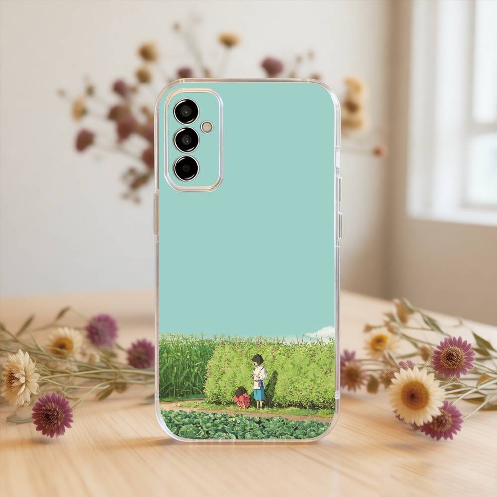 

Spirited Chihiro Ogino Away-SA Phone Case For SamsungA10,12,20,21S,30,31,40,50,51,52,70,71 Transparent Cover Samsung a50 30s 50s