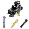 1 Set Titanium Alloy Bicycle Oil Disc Screws Multicolor Gold Disc Brake Screws  Road Bike