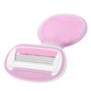 Women Manual Body Hair Shaver Trimmer Portable Face Leg Hair Removal Tool Epilator Pink