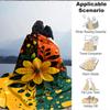 1pc Floral Vibrant Blanket, Lightweight Flannel Throw Blanket for Sofa, Bed, Travel, Camping, Living Room, Office, Couch, Chair, and Bed