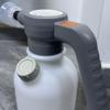 2L Electric Car Wash Foam Sprayer Self-priming Rechargeable Air Pressure Sprayer Auto 75 Degree Fan-shaped Foam Output Bottle