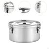 Fruit Lunch Box Food Storage Container Sturdy Space Saving Outdoor Picnic Round Bowl for Kids