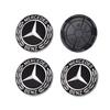 For Mercedes Benz 4pcs 75mm For Mercedes Benz Car Wheel Center Cap Rim Hub Caps Emblem W202 W220 W213 W210 W164 E200 E260 E300