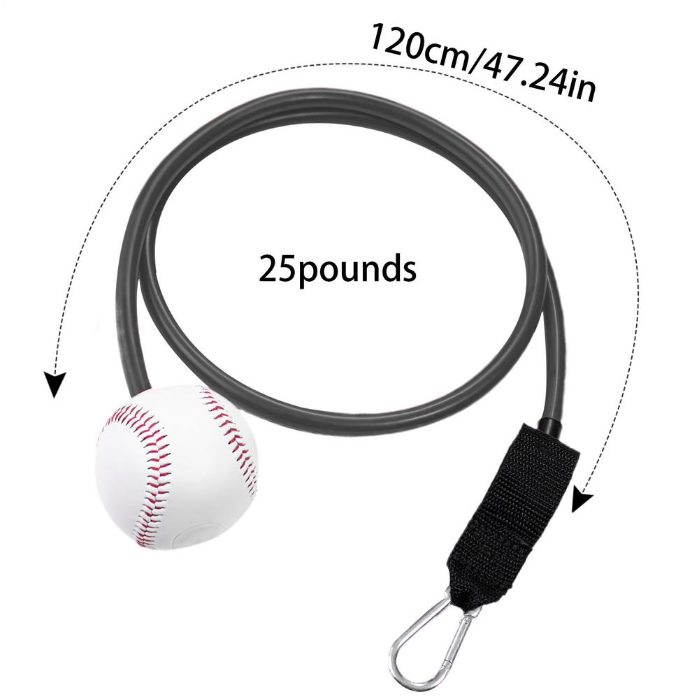 Baseball Resistance Bands Pitching Softball Resistance Bands Elastic Stretching Training Equipment Exercise Swing Trainer For