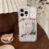 Cartoon magnetic suction bracket 17Promax cute puppy iPhone16 mobile phone case 14 suitable for 13 anti-drop 12 soft cover
