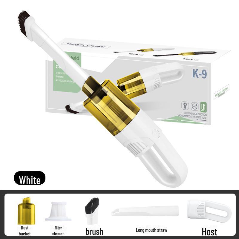 

Ручной беспроводной автомобильный пылесос высокой мощности for car and home белый