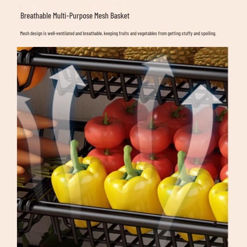 3-Tier Kitchen Fruit and Vegetable Storage Rack