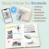 Mini Thermal Printer Portable Inkless Sticker Maker Compact Pocket Printer for Notes Labels Journal DIY