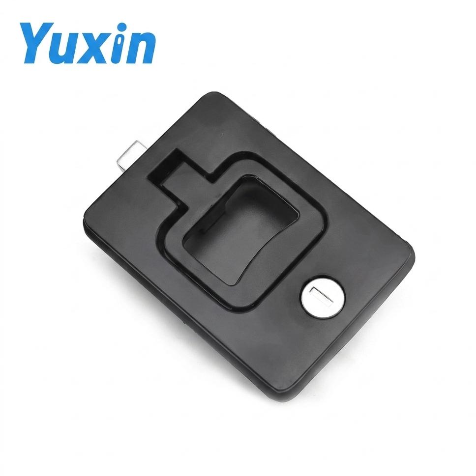 YX-LSS-217 Black Zinc Alloy Panel Lock Paddle Lock Handle Lock for Vehicles Truck Toolbox Luggage Storehouse Zinc Alloy чёрный