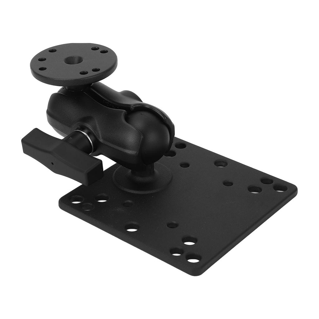 Double Ball Mount Aluminum Alloy Heavy Duty Dual Socket Arm with 1.5 Inch C Size Ball Adapter for Vehicle Truck Boat