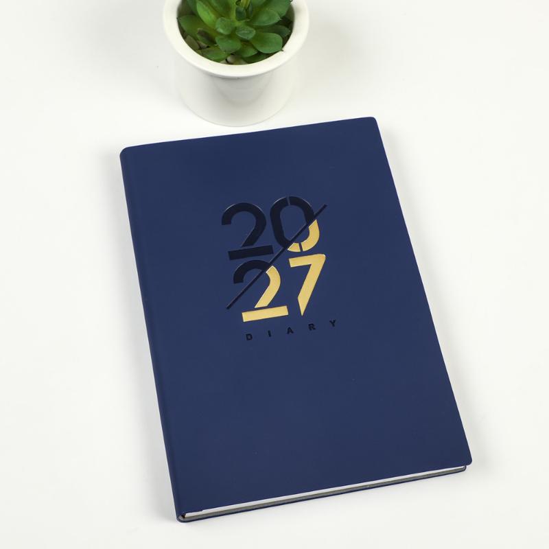 2027 English Work Schedule Planner Notepad Wear-resistant Thick Paper Efficiency Task List Notebook for Business Staff