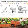 Plastic Garden Fence No Dig Garden Edging Panels Landscaping Border Panels Retaining Fence for Flower Beds Lawns Paths