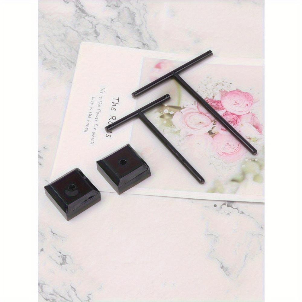 2Pcs/set Jewelry Display Rack T Shape Stand Show Charms Universal Professional Showcase Boutique Set Earrings Shelf