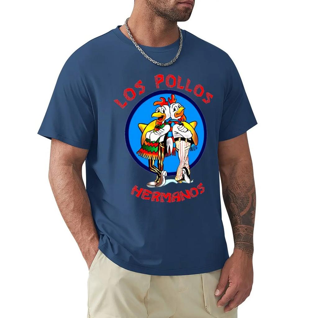 Fashion Breaking Bad T-Shirt LOS POLLOS Hermanos T Shirt Harajuku Short Sleeve T-shirt Cotton Graphics Tshirt Tops