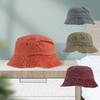 Bucket Cap Vintage Foldable Washed Denim Men Women Hip Hop Fisherman Hat Fishing Cap for Outdoor