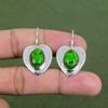Copper Green Turquoise Earring 925 Sterling Silver Earring Handmade Jewelry Gemstone Earring Gifts For Her Dangle Earring Turquoise Jewelry