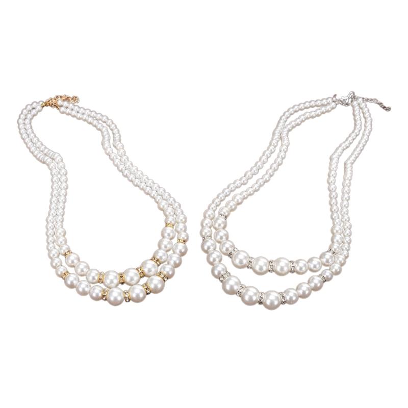 Chain Necklace Beads Choker Beads Neck Jewelry Perfect Gift for Girlfriends
