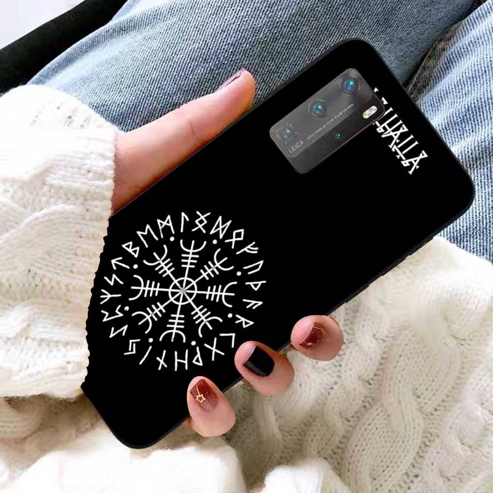 V-Viking V-Vegvisir Logo Phone Case For Huawei P 8 9 10 20 30 40 50 Pro Lite Psmart Honor 10 Lite 70 Mate 20lite