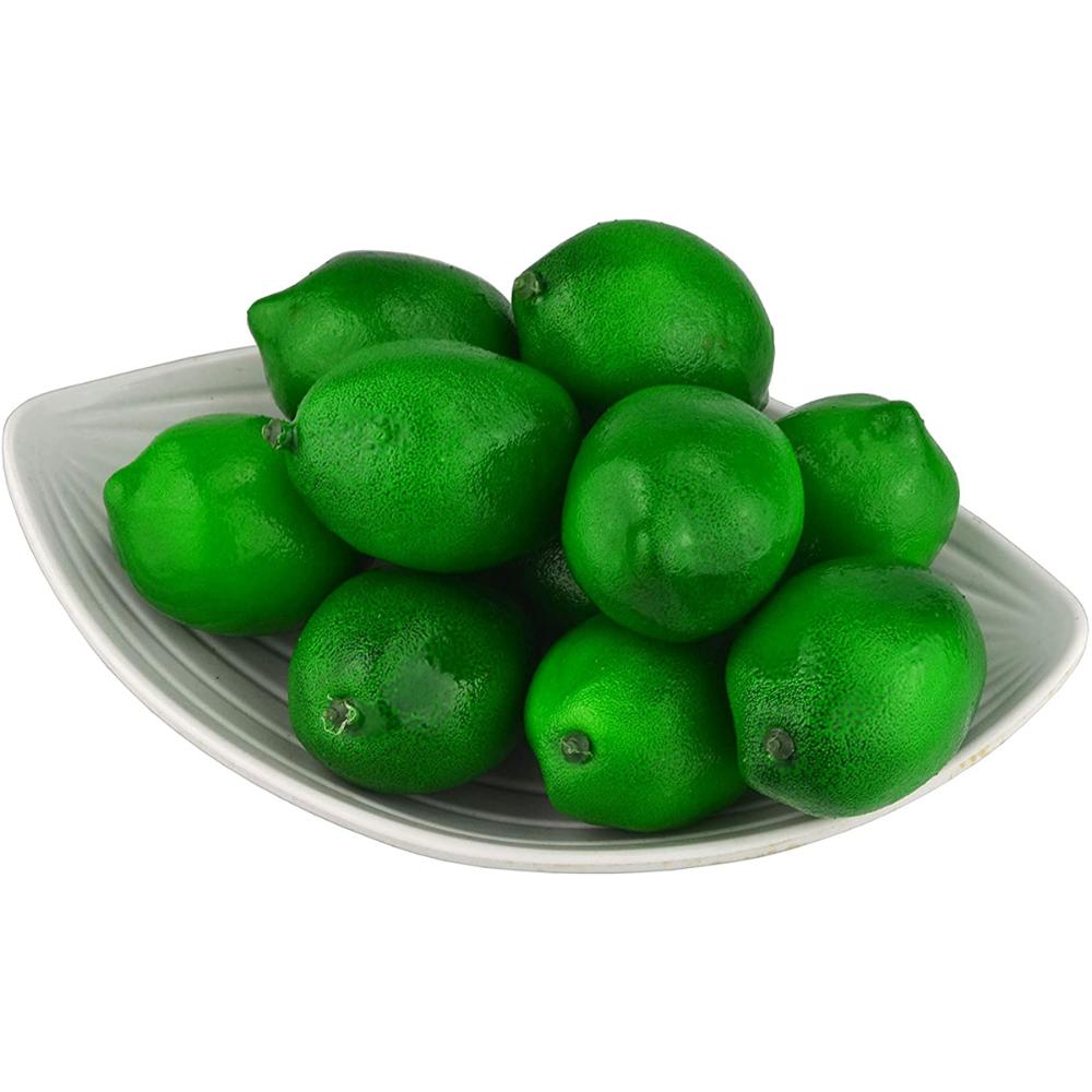 6/10PCS Party Lifelike Home Kitchen Decoration Artificial Lemon Fake Fruit Simulation