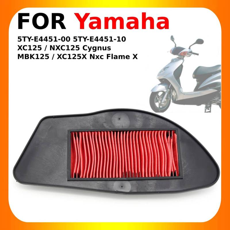 Motorcycle Air Intake Filter Cleaner Accessories For Yamaha XC125 Cygnus X 2003-2015 NXC125 Cygnus 2004-2015 OEM:5TY-E4451-00