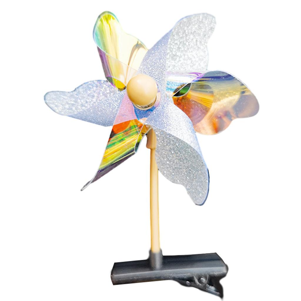 Colorful Windmill Shape Hair Pin Carnivals Birthday Party Christmas Hair Clip