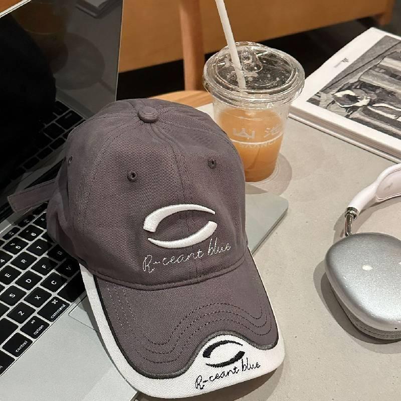 

Rceant Pattern Stylish Baseball Cap Cotton Embroidered Sunshield Fashionable