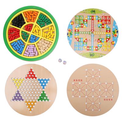 5 In 1 Wooden Children Intelligence Multifunctional Sudoku Puzzle Board Game Kids Toy