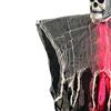 Halloween Hanging Creepy Backyard Decoration with Lighting Horror Skeleton for Porch Yard