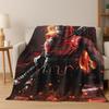 3D F-Fortnite Game Cartoon Flannel Blanket Soft Warm Throw Blanket for Bed Bedroom Room Living Room Travel Camping Kids Gift