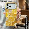 Phone Case: 2D Flat Suitable for iPhone 18 17 16 15 14 13Pro Film Protection Case, Couple Style, Lemon Daisy, Christmas and Halloween Gifts