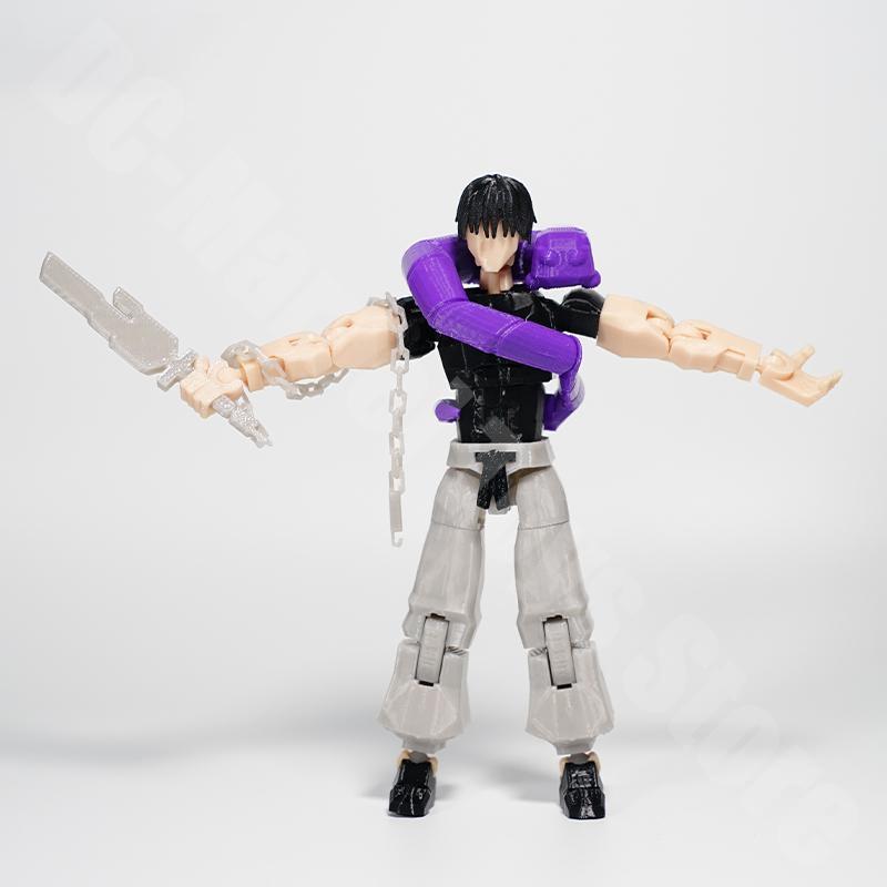 3d Printed Jujutsu Kaisen Fushiguro Toji Anime Multi-Jointed Shapeshift Toys Action Figures Mannequin Model Custom Gifts Toys