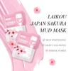 LAIKOU Sakura Face Mud Mask Whitening Cleansing Shrink Pores Reduce Acne Blackheads12pcs