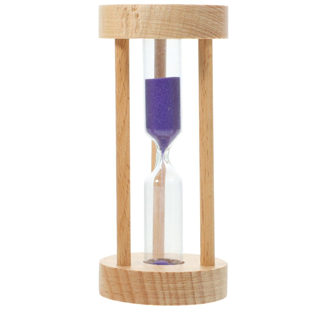 3 Min Handmade Hourglass Sand Clock Car Cooking Timer Wooden Sandglass Exercise