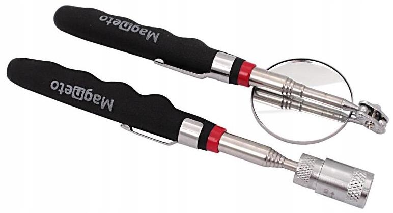 Magnetische Grijper LED+ Inspectiespiegel