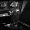 2*Carbon Fiber ABS Inner Gear Shift Knob Cover Trim For Honda HR-V HRV 2016-
