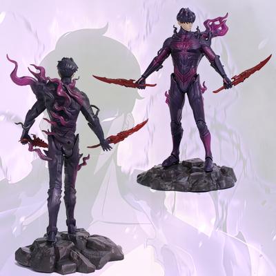 21.5cm Sung Jinwoo Hunter Standing Pose PVC Action Figure Anime Character Model Toy Gift Set In Stock