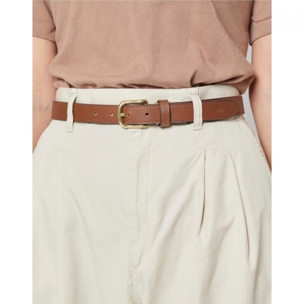 DakS Men S Brown Leather Slim Buckle Belt Dbbe9f742