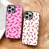 Capa de Celular Pimenta Vermelha Para iPhone 17,16,15,14,13,12,11 Plus,Pro Max,XS,Capa Interna Banhada a Prata Colorida