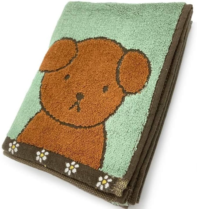 Marushin Miffy Face Miffy and Antibacterial and 5805031100 Towel, Snuffy, Cotton, Deodorizing,